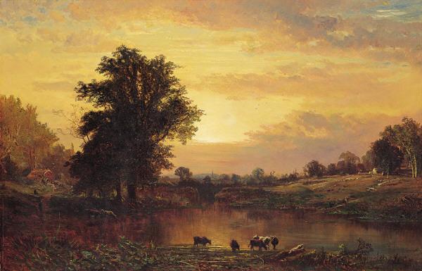Alfred Thompson Bricher Sunset in the Catskills China oil painting art